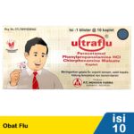 ultra flu obat flu 10's 18g